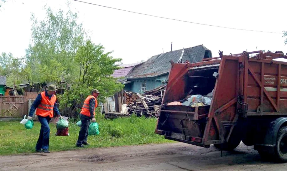 Вывоз мусора из частного дома в Иркутске в октябре